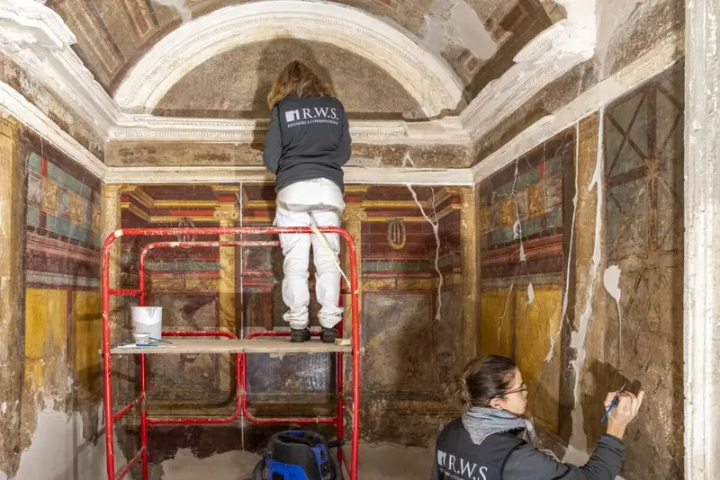 Echoes of Vesuvius: Lavish Frescoes Emerge from Nero’s Empress’s Lost Villa