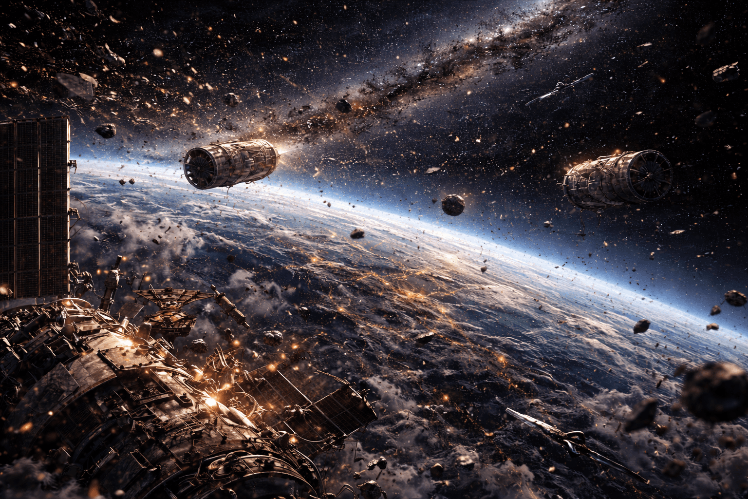 How Climate Change Is Trapping Space Junk in Earth’s Orbit Forever