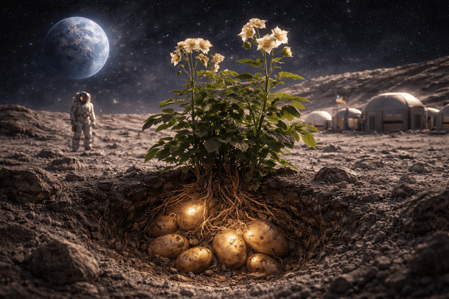 Can Potatoes Grow on the Moon? The Future of Extraterrestrial Farming