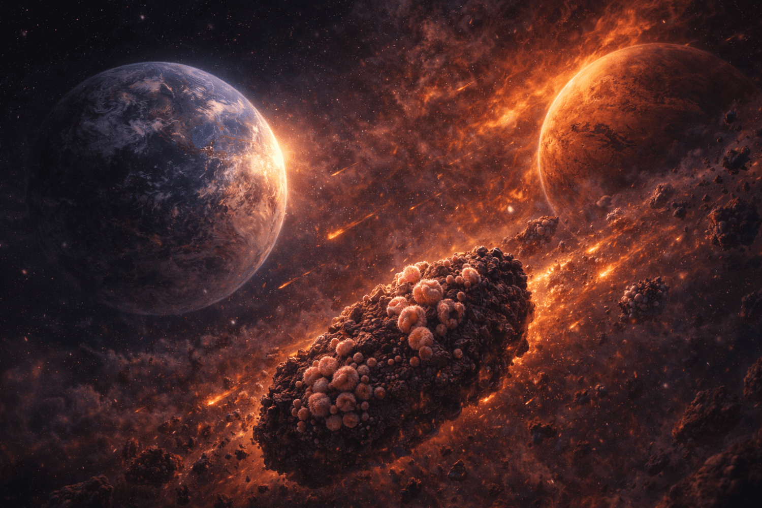 The Cosmic Hitchhikers: How Microbes Could Survive Asteroid Impacts and Seed the Stars